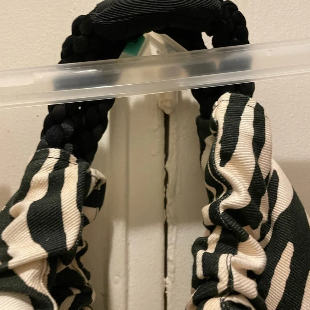 Forte cotton zebra tote
